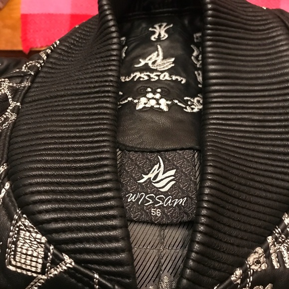 Al Wissam rare vintage Source RIP Leather jacket - Picture 2 of 4